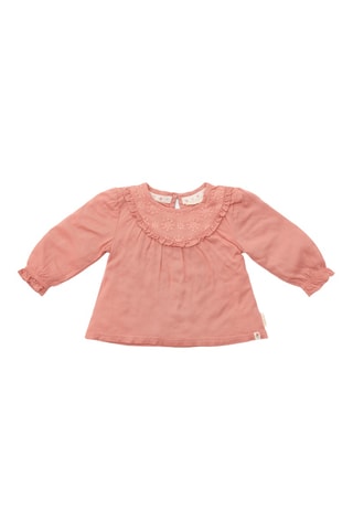 Blusa em algodão biológico - Rosa