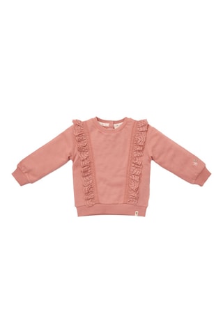 Sweat em algodão biológico - Rosa