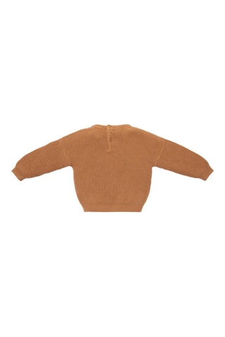 Camisola em algodão biológico - Castanho