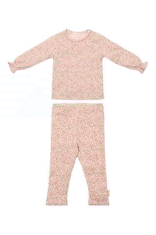 Pijama em algodão biológico - Rosa