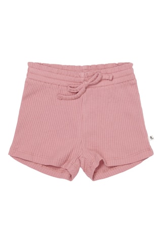 Calções em algodão biológico - Rosa