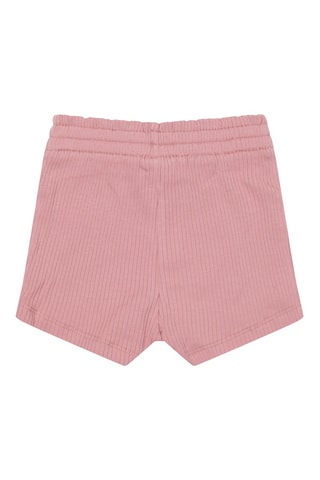 Calções em algodão biológico - Rosa