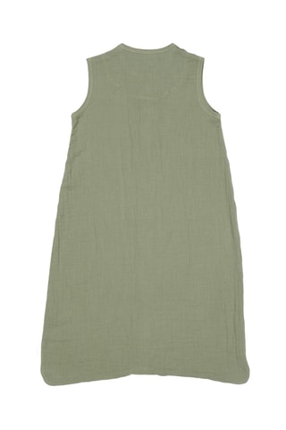 Saco de bebé em algodão biológico - Verde-azeitona - 90 cm