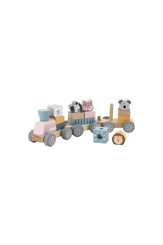 Petit train empilable en bois - Dès 18 mois