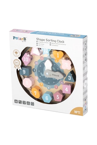 Horloge à encastrement en bois - Dès 18 mois