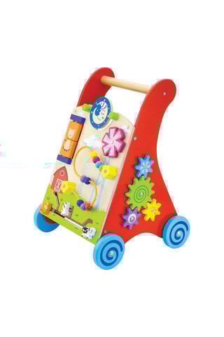 Chariot de marche et d'activités en bois - Dès 2 ans