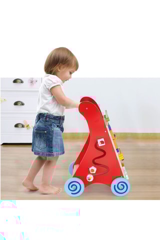 Chariot de marche et d'activités en bois - Dès 2 ans
