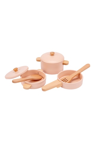 Batterie de cuisine en bois - Dès 2 ans