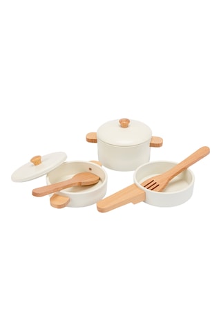 Batterie de cuisine en bois - Dès 2 ans