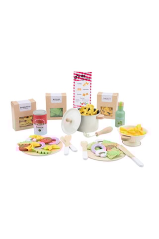 Ensemble de pâtes Play food en bois - Dès 3 ans