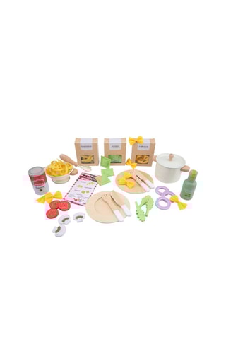 Ensemble de pâtes Play food en bois - Dès 3 ans