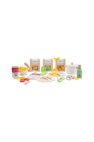 Ensemble de pâtes Play food en bois - Dès 3 ans