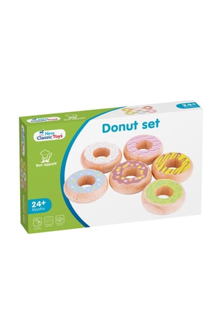 6 donuts en bois - Dès 2 ans