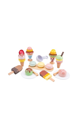 Ensemble glaces en bois - 25 pièces - Dès 3 ans