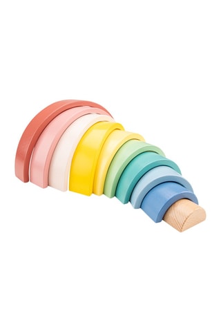 Arc-en-ciel en bois - 10 pièces - Dès 12 mois