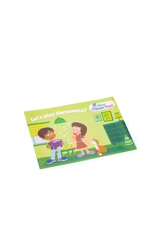 Accordéon en bois et son carnet de musique - Dès 3 ans