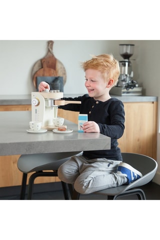 Ensemble machine à café en bois  -  Dès 3 ans