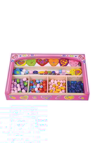 Coffret de perles en bois  -  Dès 3 ans