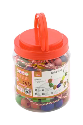 Kit perles en bois - Dès 3 ans