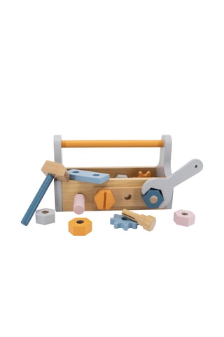 Boîte à outils en bois - 16 pièces - Dès 3 ans