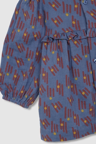 Vestido e bloomer - Azul-marinho