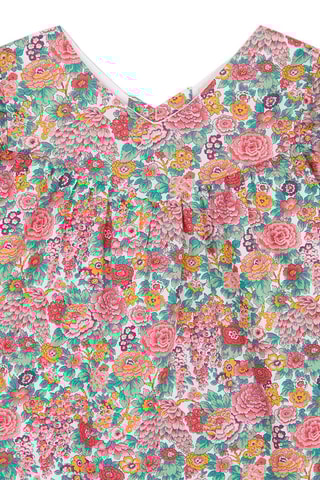 Vestido e bloomer - Rosa e verde