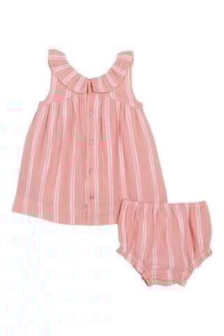 Vestido e bloomer - Rosa