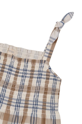 Vestido - Branco e bege