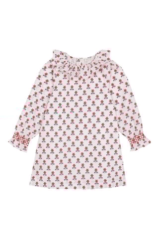 Vestido - Branco e vermelho