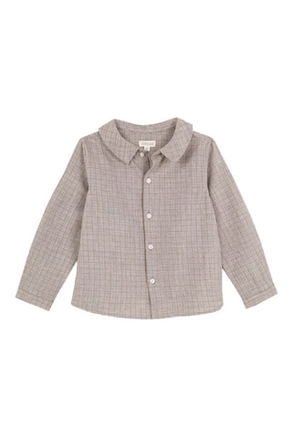 Camisa - Cinzento-claro mesclado