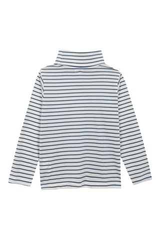 T-shirt - Blanc et bleu marine