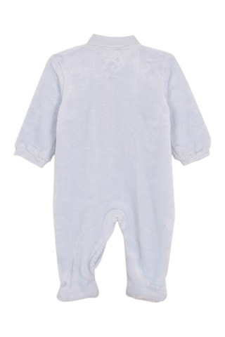 Babygro em veludo - Azul-celeste