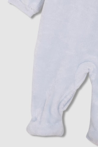 Babygro em veludo - Azul-celeste