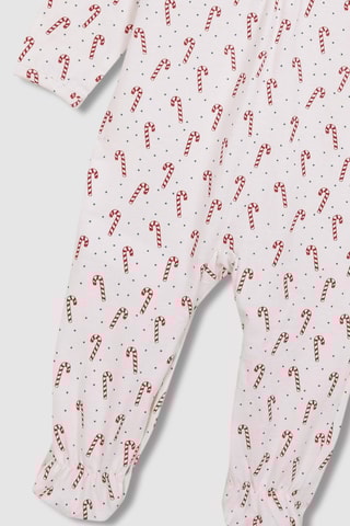 Babygro - Branco e vermelho