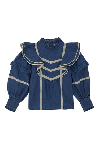 Blusa de ganga - Azul