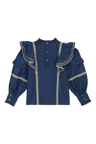 Blusa de ganga - Azul