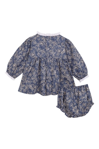 Vestido e bloomer - Cinzento