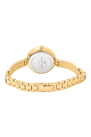 Stalen Quartz Horloge en Leia - Goudkleurig