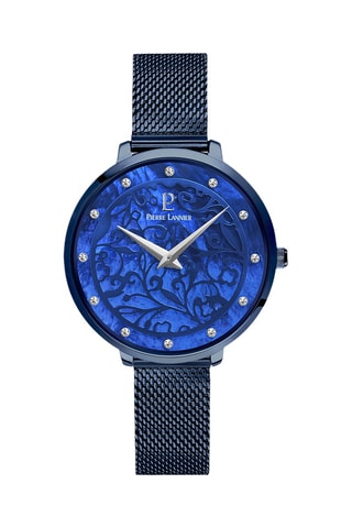 Stalen Quartz Horloge Eolia - Marineblauw