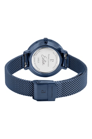 Stalen Quartz Horloge Eolia - Marineblauw