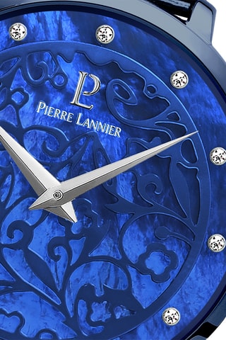 Stalen Quartz Horloge Eolia - Marineblauw