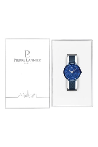 Stalen Quartz Horloge Eolia - Marineblauw