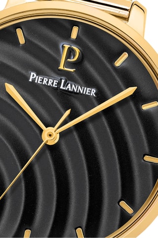 Stalen Quartz Horloge en Betty - Goudkleurig en Zwart