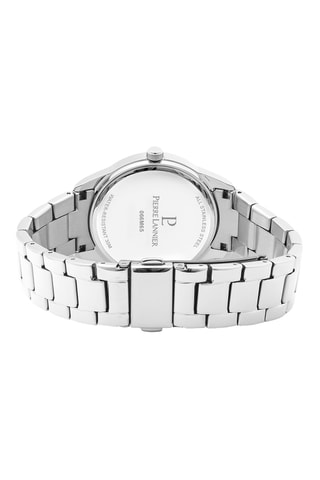 Stalen Quartz Horloge Roxane - Zilverkleurig en Bordeauxrood