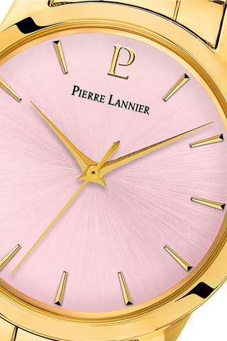 Stalen Quartz Horloge Roxane - Goudkleurig en Roze