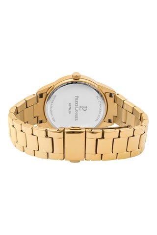 Stalen Quartz Horloge Roxane - Goudkleurig en Blauw