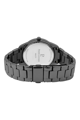 Stalen Quartz Horloge Roxane - Antraciet en Roségoudkleurig