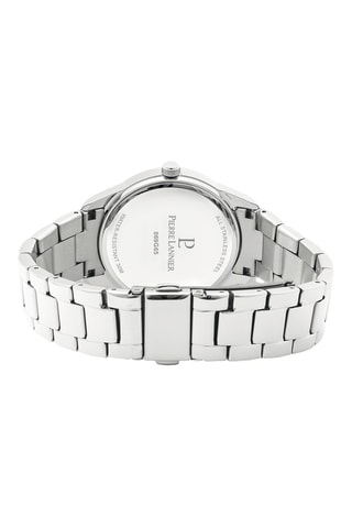Stalen Quartz Horloge Roxane - Zilverkleurig en Oranje