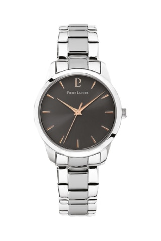 Stalen Quartz Horloge Roxane - Antraciet en Antraciet