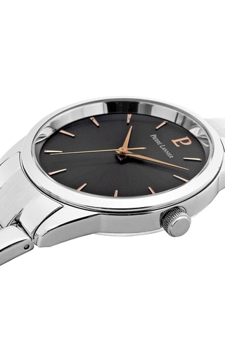 Stalen Quartz Horloge Roxane - Antraciet en Antraciet